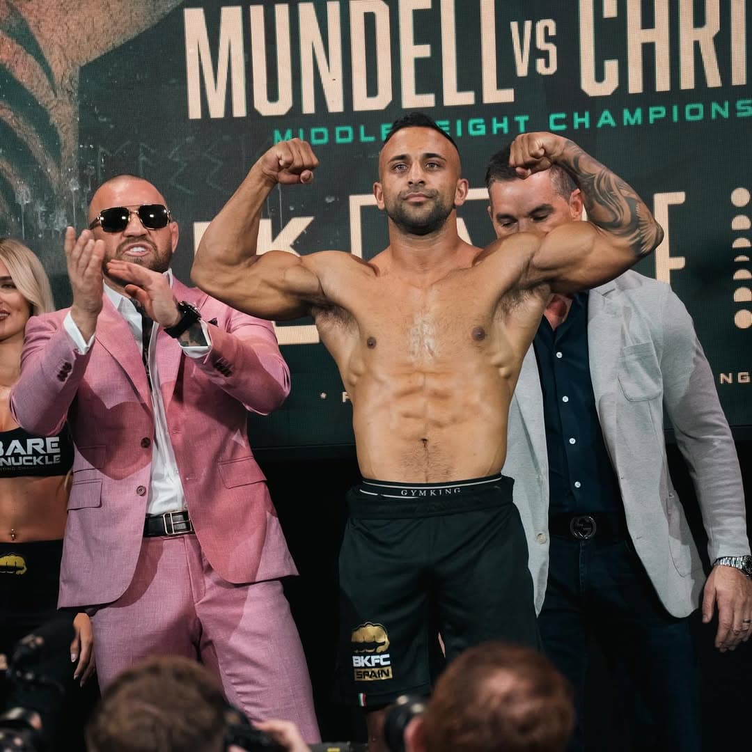 Dan Chapman at weigh-in